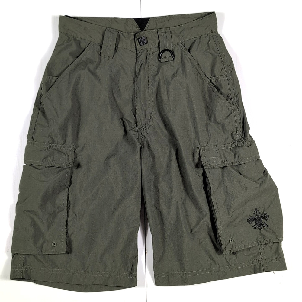 Boy Scouts of America Adult XS Cargo Shorts Green Centennial Uniform Outdoor